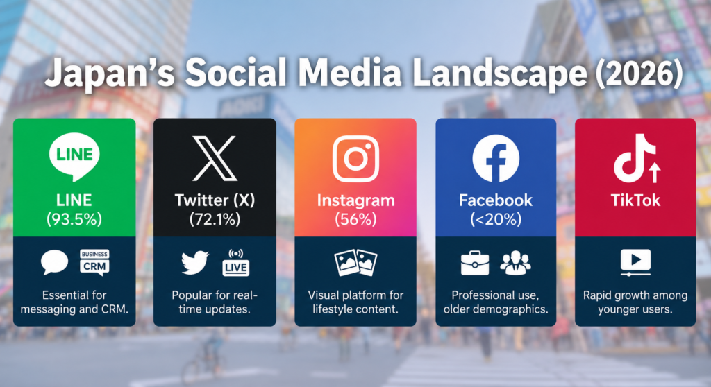 Social Media Landscape in Japan 2026