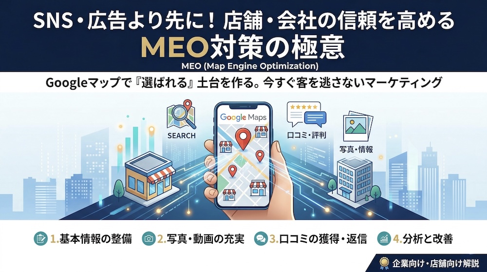 MEOとは？Googleマップ集客の基本と売上につながる対策を実務目線で解説